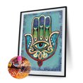 thumbnail image 2 of Wdftyju 5D DIY Diamante Pintura Palma Ojos Taladro completo Rhinestone Mosaico Kit Imagen de arte Wdftyju 5fl8nx9pb9td2vx4, 2 of 9