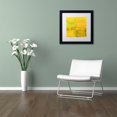 thumbnail image 4 of Trademark Fine Art "Essence of Yellow" Canvas Art by Michelle Calkins, White Matte, Black Frame, 4 of 4