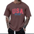 thumbnail image 2 of Afdoent Mens T Shirts Male Fashionable Casual Printed Short Sleeve T Shirt Fashion Tee Shirts, 2 of 4