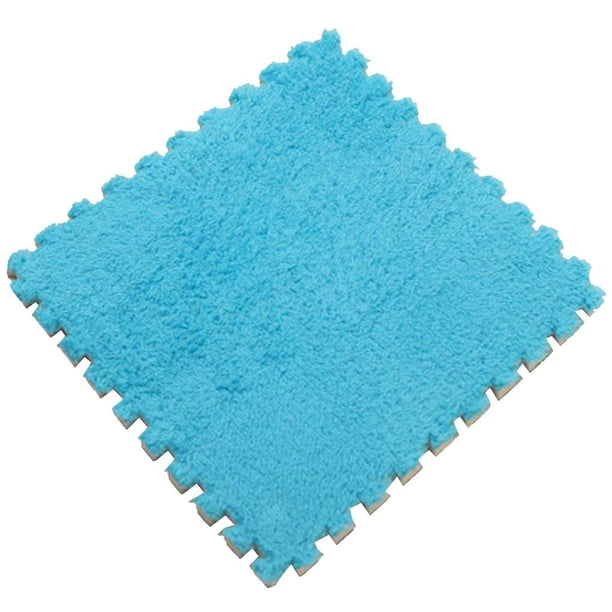 Tholdsy 1 pieza de alfombra de espuma EVA de alta para niños, alfombra de rompecabezas para suelo, alfombra de juego para bebés, Juguetes azul