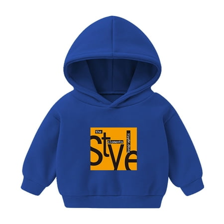 

Zlekejiko Girls Pullover Toddler Sweatshirt Baby Hoodie Boys Letter Tops Girls Tops