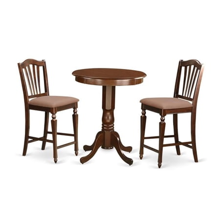 Pub Table & 2 Kitchen Dining Chairs Eden