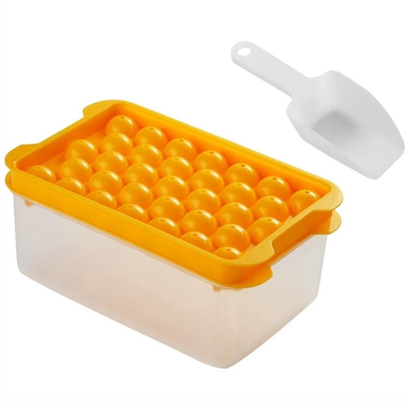 Ice Cube Tray with Lid and Bin, 3 Pack Food-Grade Plastic Ice Molds for Freezer, 33 pcs Ice Trays for freezer, BPA-Free, Ideal for Whiskey, Cocktails, Coffee & Juice