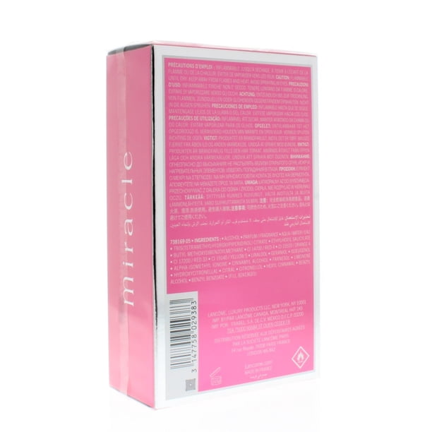 Miracle by Lancome for Women - 3.4 oz EDP Spray - Walmart.ca