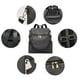 thumbnail image 4 of Makes Mochila Monedero para Mujer Bolso de Viaje de Cuero PU Bolso de diseño Convertible con Monedero 2 Piezas, 4 of 5