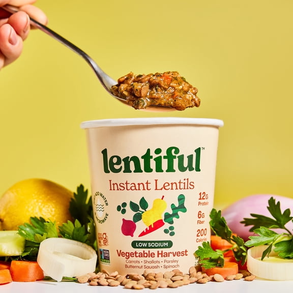 Low Sodium Vegetable Harvest Instant Lentils 8-Pack
