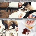 thumbnail image 4 of American Flag Large Capacity Double Layered Insulated Lunch Bag with Two Compartments | Refrigerated Meal Bag for Hand-Carrying | 7.1x11.4x16.1 inches | Lunch Bags, 4 of 6