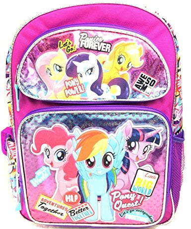Backpack My Little Pony Movie Friendship Forever 16" New 149073 by Ruz