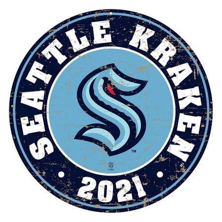 Seattle Kraken 22 Wall Sign