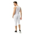 thumbnail image 6 of Xmarks Men's Compression Shirts and Tank Tops Athletic Sleeveless U Neck Tank Top Cool Running Basketball Workout Base Layer, 6 of 9