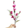 thumbnail image 2 of Mouliraty - Ramo de flores artificiales de magnolia para boda, fiesta, decoración del hogar, 2 of 5