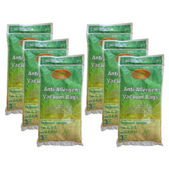 18 HEPA Panasonic U, U-3 & U-6 Riccar, Simplicity, Bernina Type A, Fuller Brush