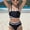 Black, variant on Kids Girl Swimsuits Two Piece Quick Dry Girls Swim Suit with Chest Pad Kids Bathing Suits 5-6 Years
