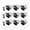 Opaque, variant on Headphone Chimp Monkey Wall Heart Shaped Planner Calendar Scrapbook Craft Stickers
