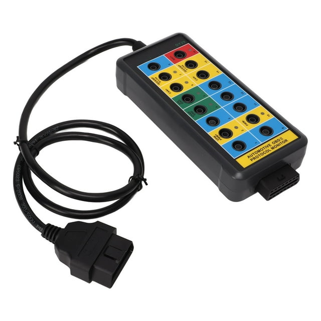 Interfaz OBDII para vehículo, caja de conexión OB con protocolo OBDII de 16 pines, herramienta de diagnóstico para automóvil, funcionalidad versátil