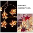 thumbnail image 4 of FRCOLOR Christmas String Light 1 set Christmas Snowman Lamp String 10LEDs String Lamp Festive String Lights,2.36"X2.17"X0.04", 4 of 5