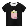 thumbnail image 2 of Edvintorg Happy Easter Shirts for Kids Summer Boys Girls Tshirt 2025 Fashion Kawaii Printed Round Neck Short Sleeve Tee Top 3-14Years Schools Outfit Children's Clothing, 2 of 6
