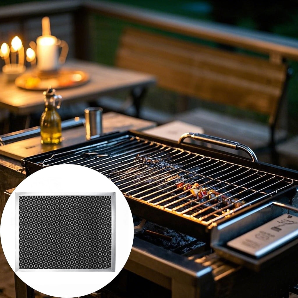 MOMOJIA Outdoor Barbecue Ranges Hood Filter Efficient Odor Elimination Heat Resistant