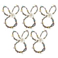 thumbnail image 2 of Promotion!Easter Napkin Rings Bunny Napkin Rings Set Of 5 Egg Napkin Holders Rings For Banquet Dinning Table Decoration (Bunny Ear A One Size), 2 of 7