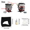 thumbnail image 2 of yaaqii For FG100 For GX31 Carburetor Replacement Parts Are Suitable For Honda, 2 of 9
