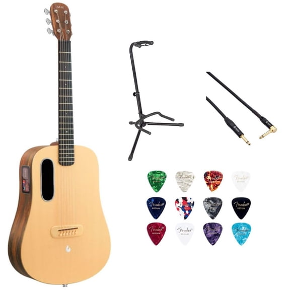 Guitarra LAVA ME 4 Spruce 36 con funda, soporte, cable y púas