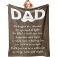 thumbnail image 1 of LHSHID Dad Blanket from Mom to My Dad Blankets Birthday Gifts for Dad from Mom for Dad Birthday Gift Idea for Dad Soft Flannel Fleece Blanket 40"x50", 1 of 7