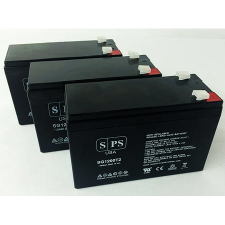 - SPS Brand 12V 9Ah Replacement Battery for APC BP280S (Terminal T2) (3 Pack)