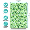 thumbnail image 5 of Dog Food Mat, Dog Mat for Food and Water, Pet Dog Cat Bowl Mat, Anti-Slip Reusable Feeding Mat with Green Clover Shamrock,16inx24in, 5 of 7