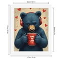 thumbnail image 2 of Paint by Numbers Kit for Adults, Bear Headphones Loving Mug Paint by Numbers, Easy Paint by Numbers Kit for Adults Beginner, DIY Adult Paint by Number Kits on Canvas, Home Decor, 2 of 7