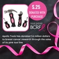 thumbnail image 2 of Apollo Tools Four Piece Stubby Tool Set - Pink- DT0240P, 2 of 10