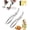 2 - a, variant on Stainless Steel Bone Cut Kitchen Scissors, Heavy Duty Poultry Shears with Spring Loaded Handle, Sharp Detachable Kitchen Shears for Chicken Meat Fish, Non-Slip Grip, Dishwasher Safe (Silver - A)