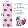 thumbnail image 2 of Pioneer Flower Floral Print Pattern Hot Yoga Mat Towel Non Slip for Hot Yoga - Quick-Drying Yoga Mat Cover with 4 Corner Pockets with Travel Bag - Hot Yoga Towel Non Slip 70"x26", 2 of 6