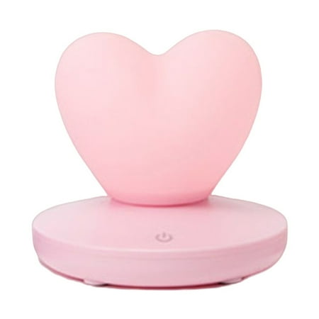 

Lomubue 1 Set Night Light Glare-free Rechargeable Adorable Appearance Adjustable Brightness Desktop Cartoon Animal LED Lamp Baby Gifts for Home