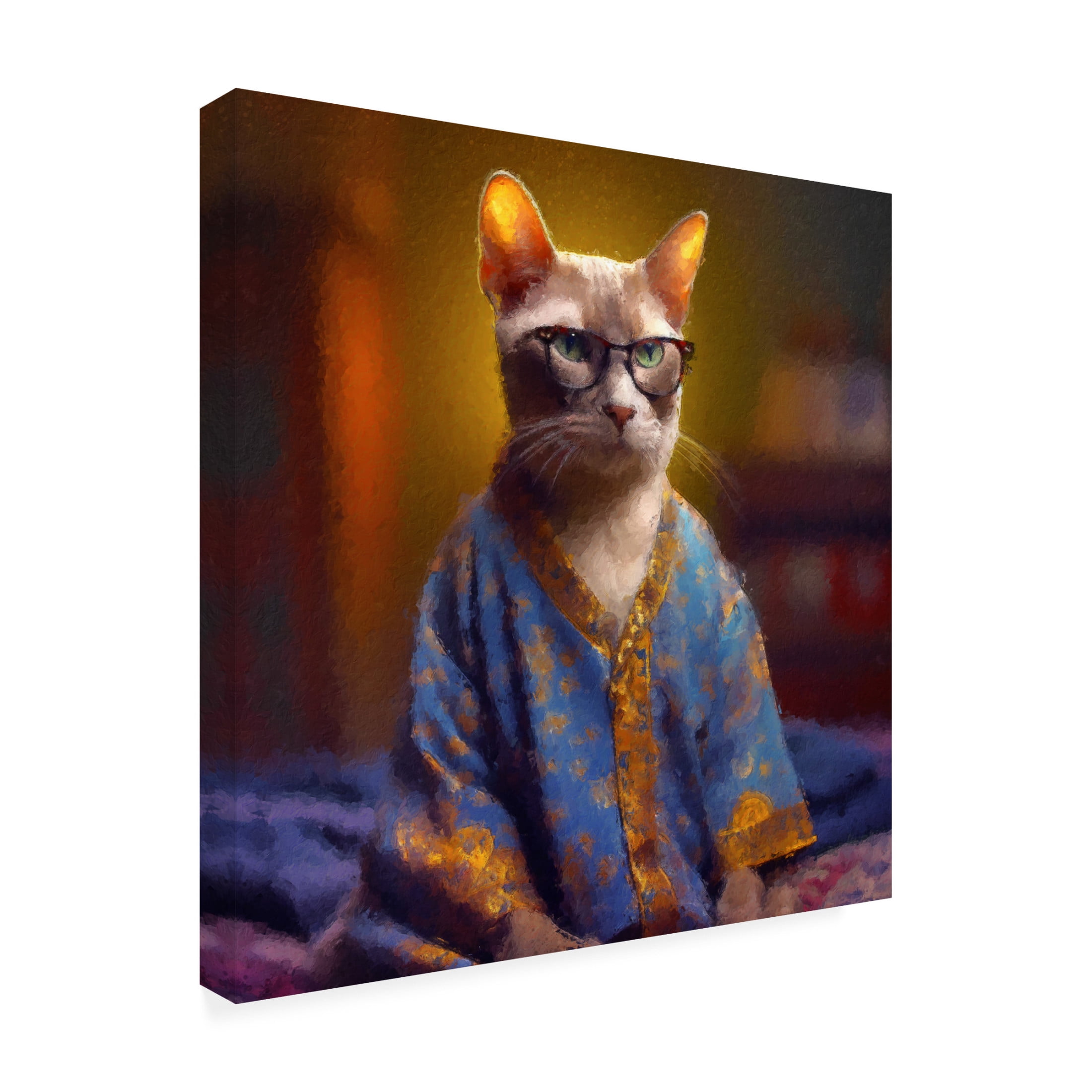 Canvas Wall Art - Sean Parnell 'Leader' Wall Art for Living Room, Bedroom, or Office Décor by Trademark Fine Art - 35 x 35 Inches