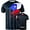 Chile, variant on Soccer Jersey for Mexico, Colombia, Cuba, Peru, Guatemala, Brazil, Honduras, El Salvador, Venezuela, Jamaica, Haiti (US, Alpha, Large, Regular, Regular, USA Black)