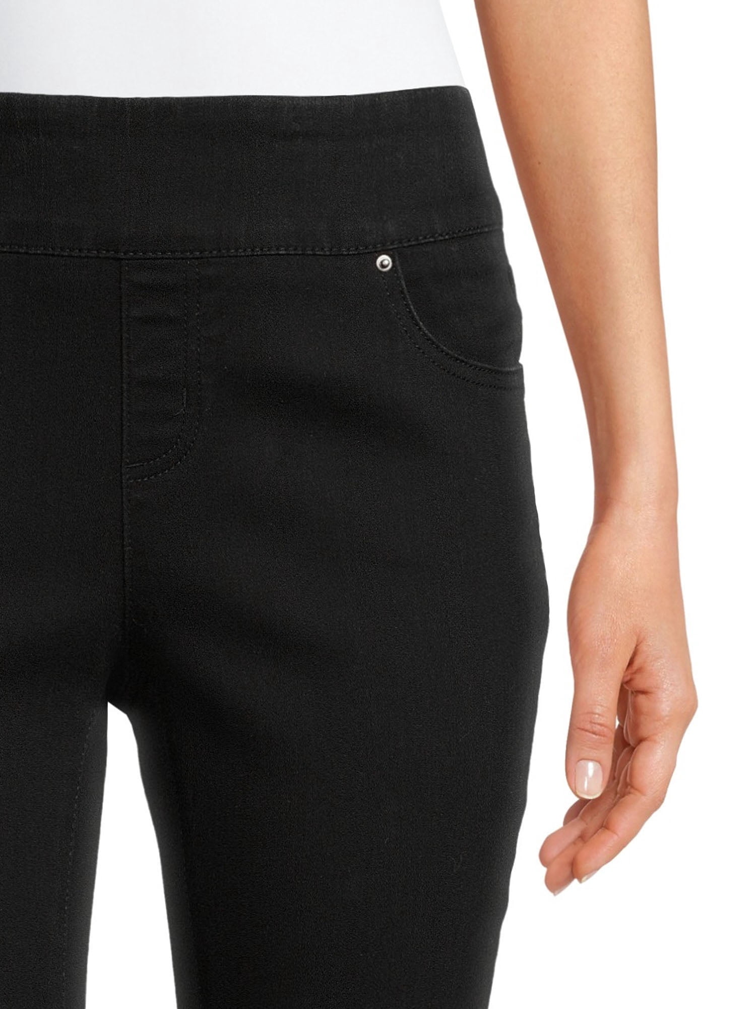 The Pioneer Woman Pull On Embroidered Bootcut Jeans, 32” Inseam, Sizes XS-3X, Women's and Women's Plus