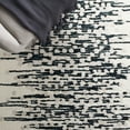 thumbnail image 6 of SAFAVIEH Metro Kent Striped Area Rug, Black/Ivory, 8' x 10', 6 of 8
