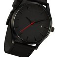 thumbnail image 4 of Qarigey Reloj de de cuero con esfera grande para hombre, reloj deportivo informal de negocios, de lujo Relojes negro 4*2.5*19.5 cm, 4 of 6