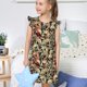 thumbnail image 4 of Fotbe Skulls1 Vestido de Dormir para Niñas de 3 a 10 Años, Mangas Cortas, Estilo Princesa, Pijama Camisón con Mangas Voladas-Medium, 4 of 6