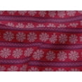 thumbnail image 4 of oneOone Viscose Jersey Fabric Floral & Chevron Block Print Fabric BTY 60 Inch Wide, 4 of 5
