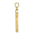 thumbnail image 2 of Finest Gold 10K Yellow Gold CZ Key Pendant, 2 of 3