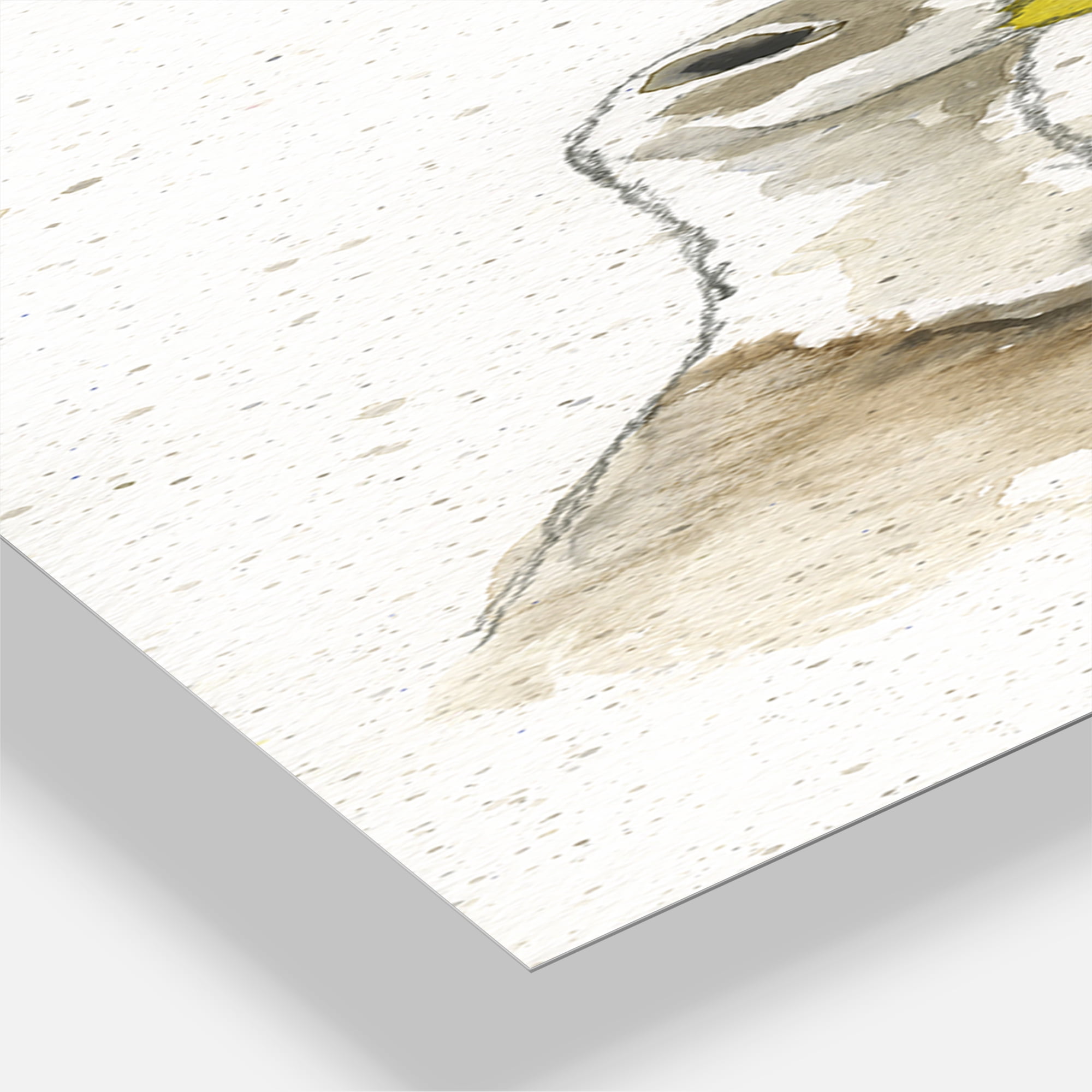 Designart 'Three White Ducks' Large Farmhouse Wall Clock