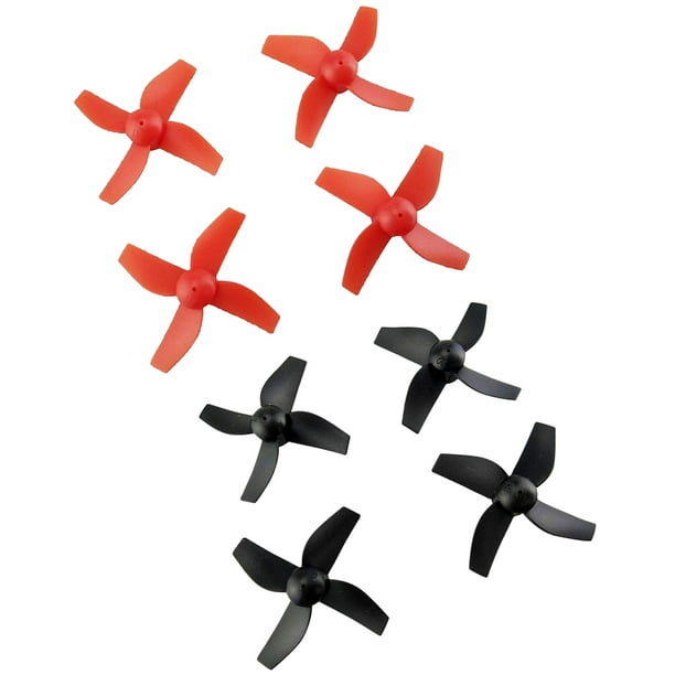 8 Unids / Set De Plástico De 4 Cuchillas Bell Propeller Hugo Hélices Quadrotor