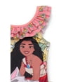 thumbnail image 2 of Moana 2 Toddler Girl Ruffle One- Piece Swimsuit and Sarong Set, 2-Piece, Sizes12M- 5T, 2 of 3