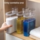 thumbnail image 3 of Botella Dispensadora de Detergente para Ropa Transparente con Tanque Sellado en Polvo y Blanqueador Lavandería, 3 of 7