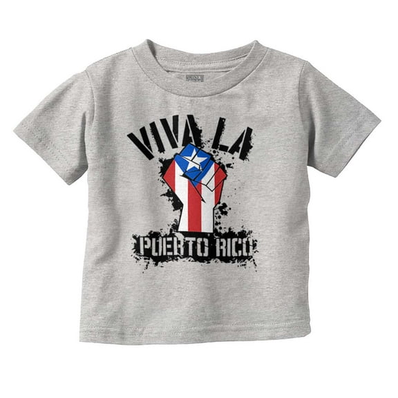 Viva La Puerto Rico Se Levanta Pride Toddler Boy Girl T Shirt Infant Toddler Brisco Brands 6M