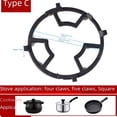 thumbnail image 2 of Soporte antideslizante para estufa de gas, soporte universal para estufa de gas, accesorios, rejilla para estufa, rejilla para ollas pequeñas, rejilla de cuatro o cinco garras, 2 of 3