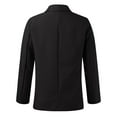 thumbnail image 4 of Women's Button Pockets Cardigan Formal Suit Long Sleeve Lapels Business Jacket Coat plus Size Womens Outdoor Vest Business Casual Jacket Western Fashion Womens Anorak Jacket Womens Denim Jackets, 4 of 6