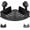 Black, variant on Triangle Suction Cup Shower Caddy, No Drilling Corner Shower Shelf with Strong Adhesive for Bathroom Organizer, Waterproof Storage Rack Soap Holder