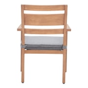 Rader Dining Chair Natural Dining Chair, Modern Style, Removable and washable cushion cover, Aluminum, Outdoor Dining